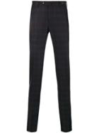 Pt01 Check Tailored Trousers - Pink & Purple