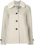 Harris Wharf London Loden Faux Fur Trimmed Jacket - Nude & Neutrals