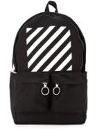 Off-white Striped Print Backpack