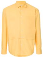 Cerruti 1881 Layer Detail Shirt - Yellow & Orange