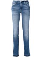 7 For All Mankind - Faded Jeans - Women - Cotton/spandex/elastane - 27, Blue, Cotton/spandex/elastane