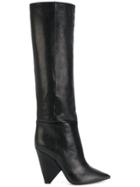Saint Laurent Niki 105 Knee-high Boots - Black
