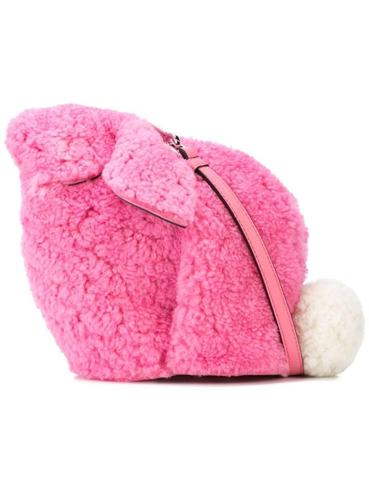 Loewe Bunny Shoulder Bag - Pink