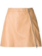 Guild Prime Zip Up Skirt - Brown