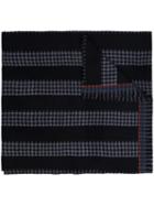 Paul Smith Pattern Print Scarf, Men's, Grey, Wool