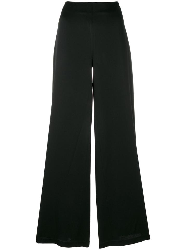 Vivetta - Flared Trousers - Women - Acetate/viscose - 46, Black, Acetate/viscose