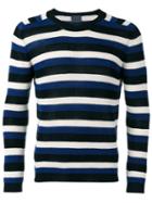 Laneus Striped Jumper, Men's, Size: 46, Blue, Cotton