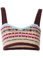 Valentino Knitted Bralet - Multicolour