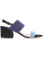 Salvatore Ferragamo Contrast Strap Sandals - Blue