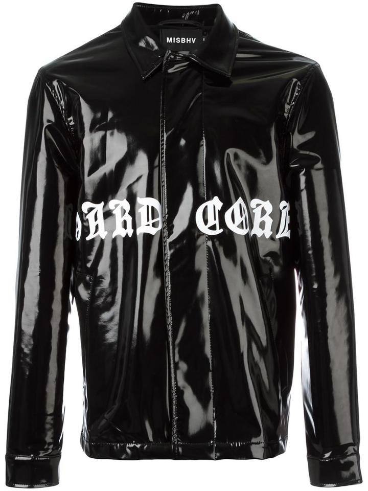 Misbhv 'hardcore Latex Coach' Coat, Adult Unisex, Size: Xl, Black, Nylon/spandex/elastane/acetate