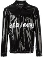 Misbhv 'hardcore Latex Coach' Coat, Adult Unisex, Size: Xl, Black, Nylon/spandex/elastane/acetate