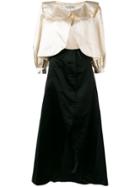William Vintage Contrast Two-piece Set - White