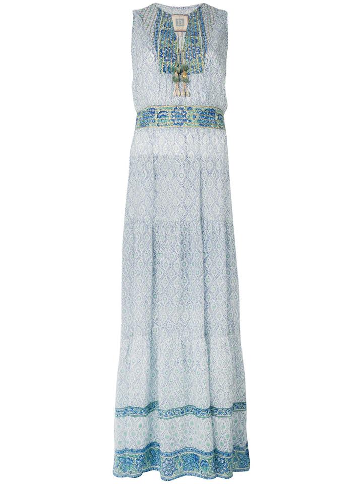 Alicia Bell Patterned Maxi Dress - Blue