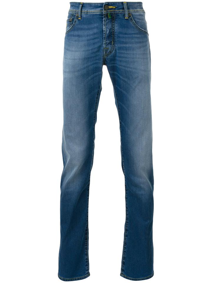 Jacob Cohen - Straight Leg Jeans - Men - Cotton/polyester/spandex/elastane - 31, Blue, Cotton/polyester/spandex/elastane