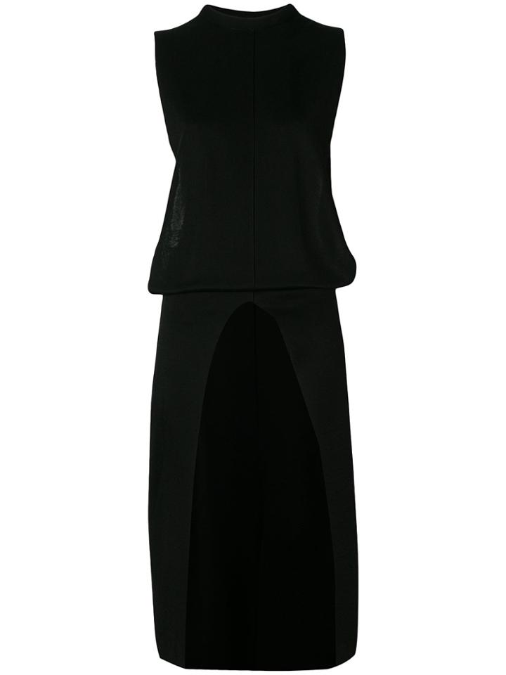 Chloé Sleeveless Long Slit Top - Black