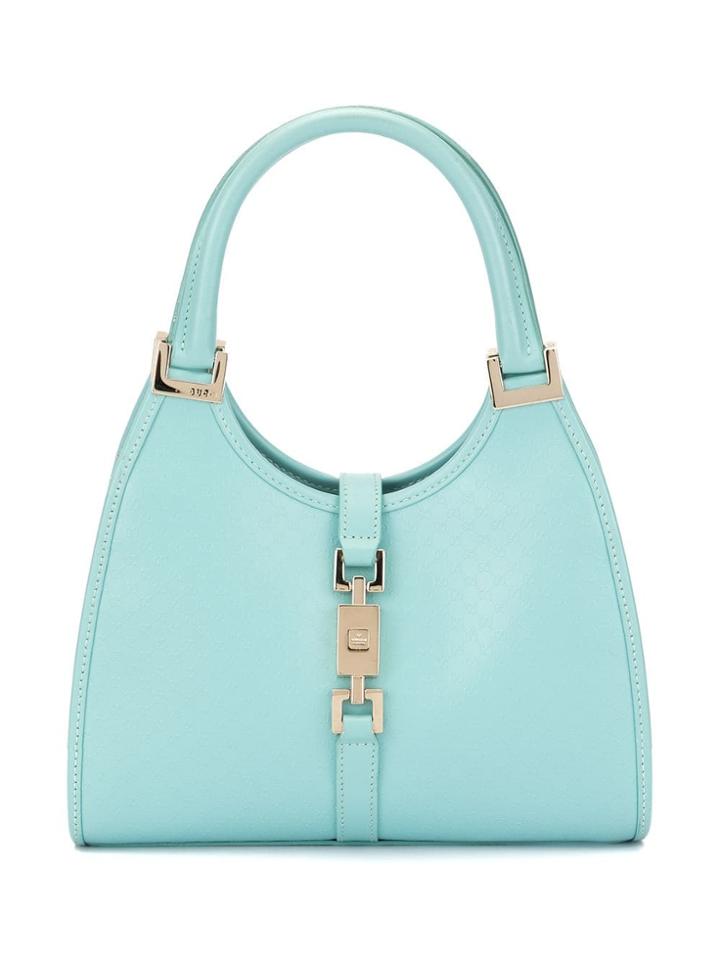 Gucci Pre-owned Gg Pattern Jackie Hand Bag - Blue