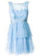 Si Jay Sleeveless Tulle Dress - Blue
