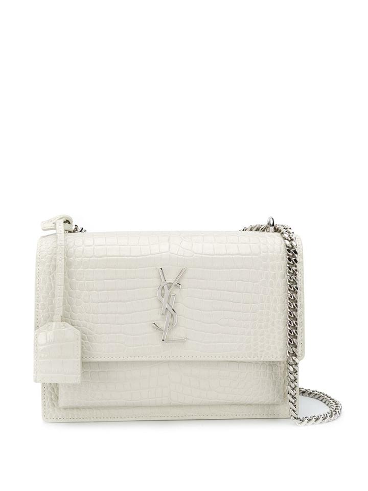 Saint Laurent Sunset Shoulder Bag - Neutrals