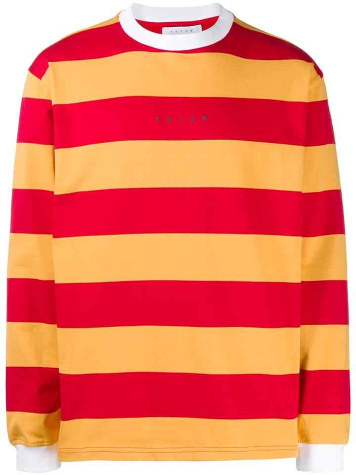 Futur Striped Sweatshirt - Yellow