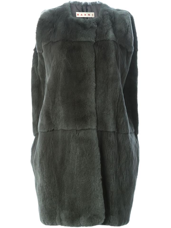 Marni Sleeveless Fur Coat