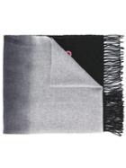 Kenzo 'tie & Dye' Scarf, Adult Unisex, Black, Virgin Wool/angora/cashmere/silk