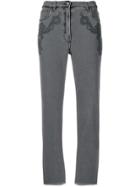 Etro Paisley Print Jeans - Grey