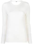 Adam Lippes Lace Detail Knit Jumper - White