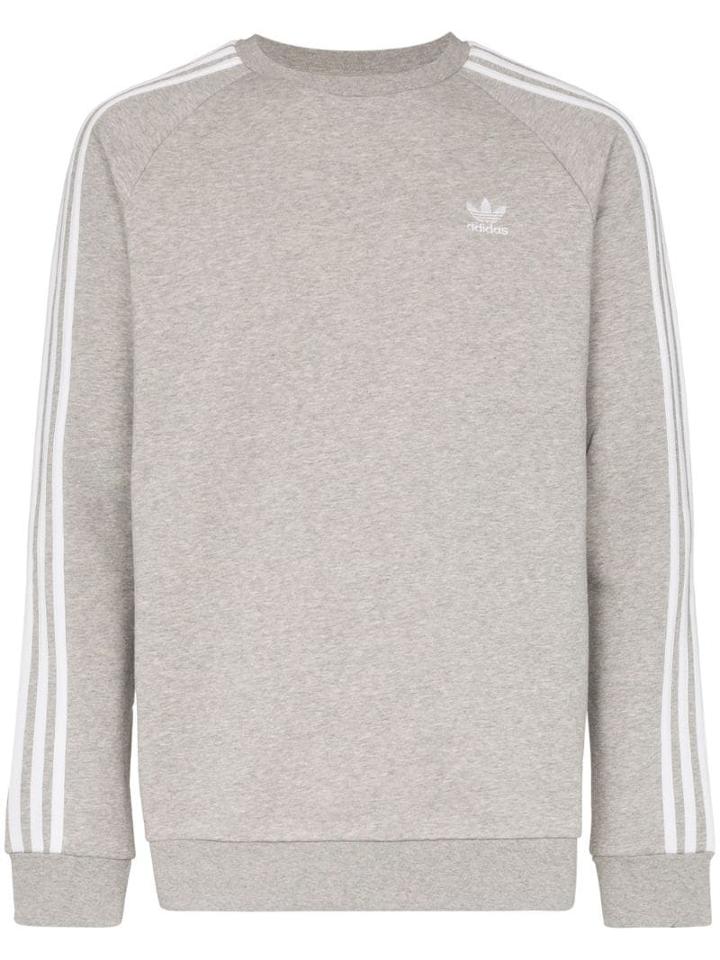 Adidas Classic 3-stripe Sweatshirt - Grey