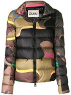 Herno Camouflage-print Puffer Jacket - Green