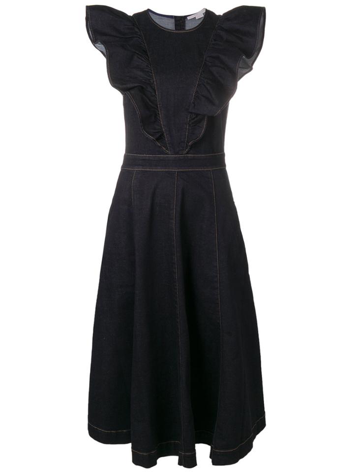 Stella Mccartney Denim Midi Dress - Blue