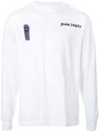 Palm Angels Longsleeved Jersey Top - White