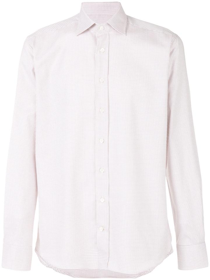 Etro Windowpane Check Shirt - White