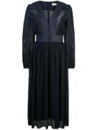 Zimmermann Dotted Pattern Dress - Blue