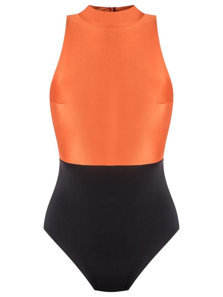 Haight Panelled Swimsuit, Women's, Size: G, Polyamide/spandex/elastane