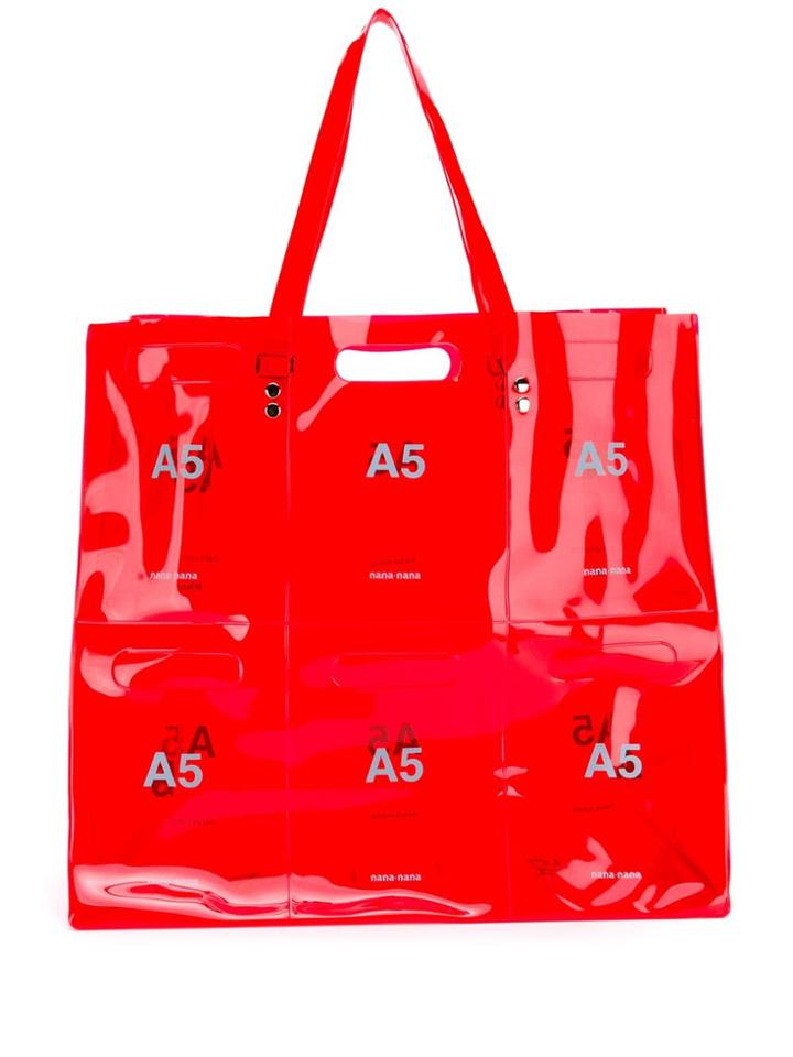 Nana-nana A5 Tote - Red