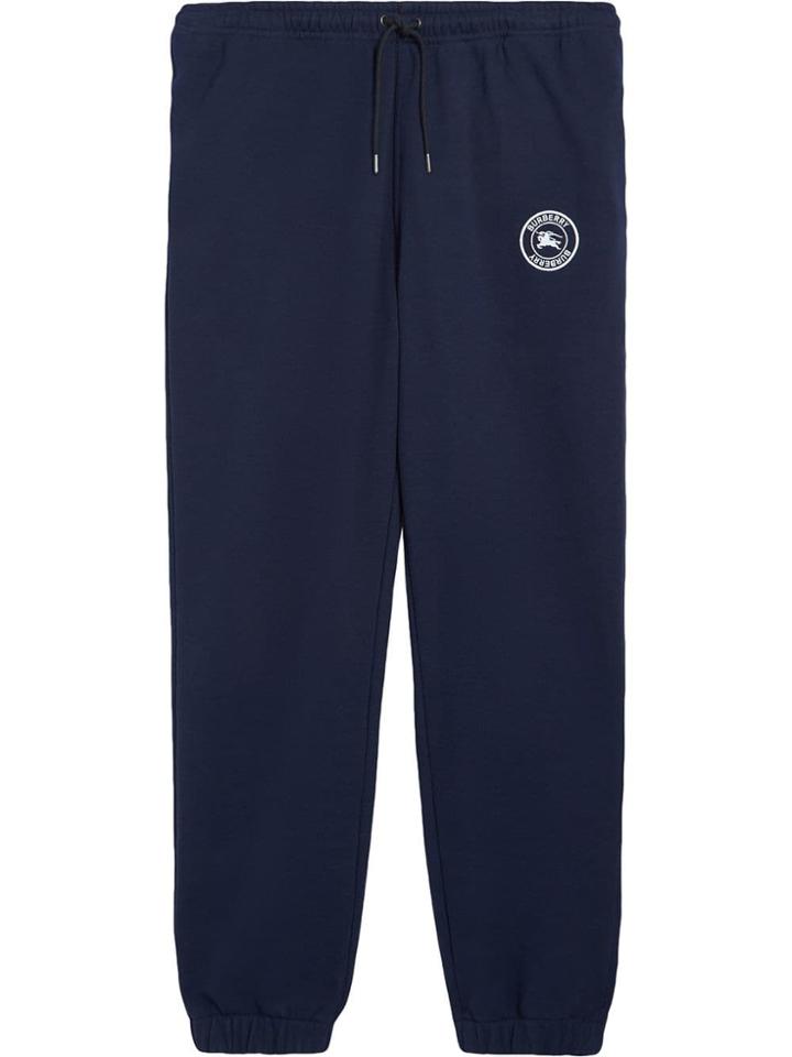 Burberry Logo Track Trousers - Blue