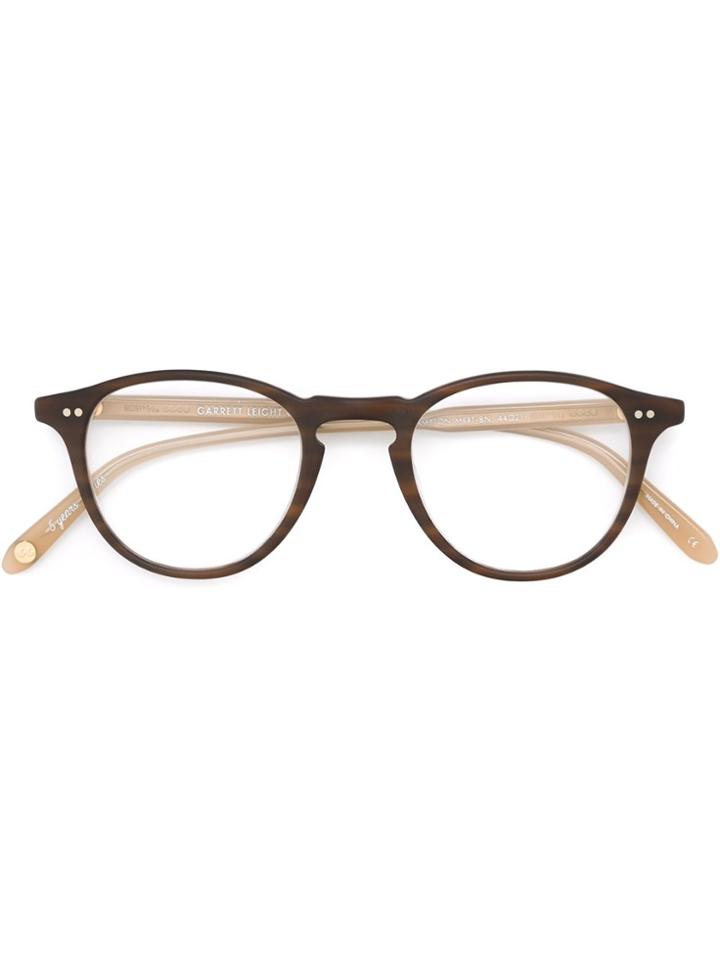 Garrett Leight 'hampton' Optical Glasses - Nude & Neutrals