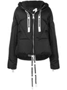 Khrisjoy Logo Tape Puffer Jacket - Black