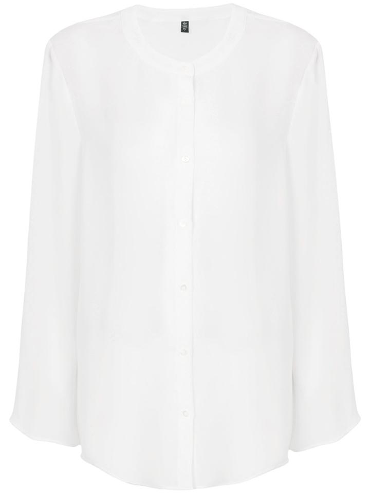 Eleventy Front Button Shirt - Nude & Neutrals