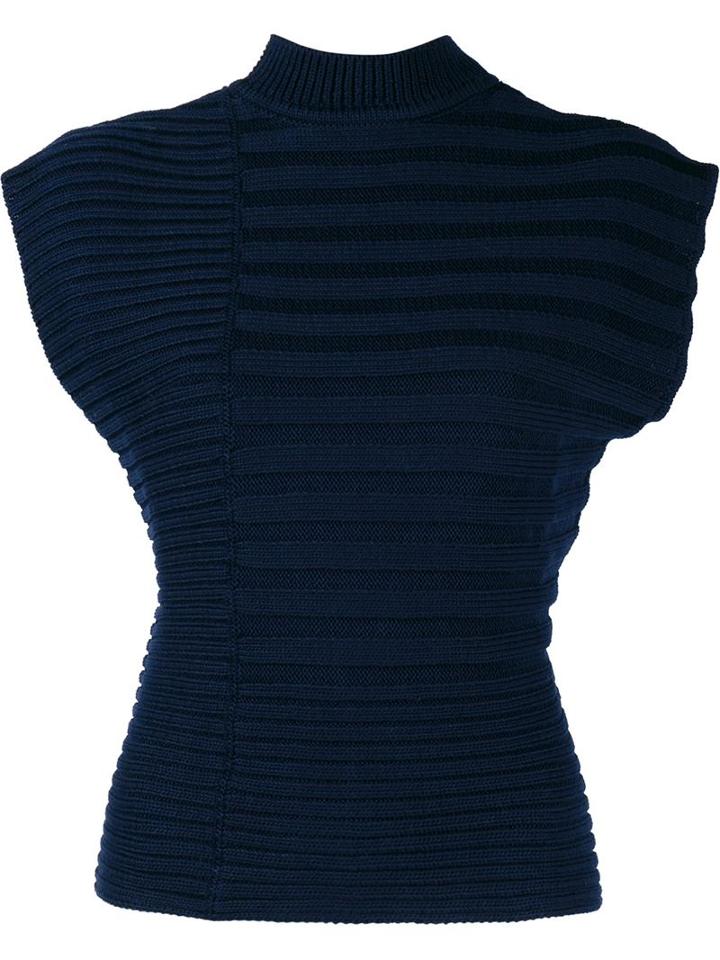 Marni Sleeveless Cross Back Knit Top