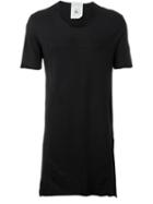 Lost & Found Rooms Asymmetric Hem T-shirt, Men's, Size: S, Black, Cotton