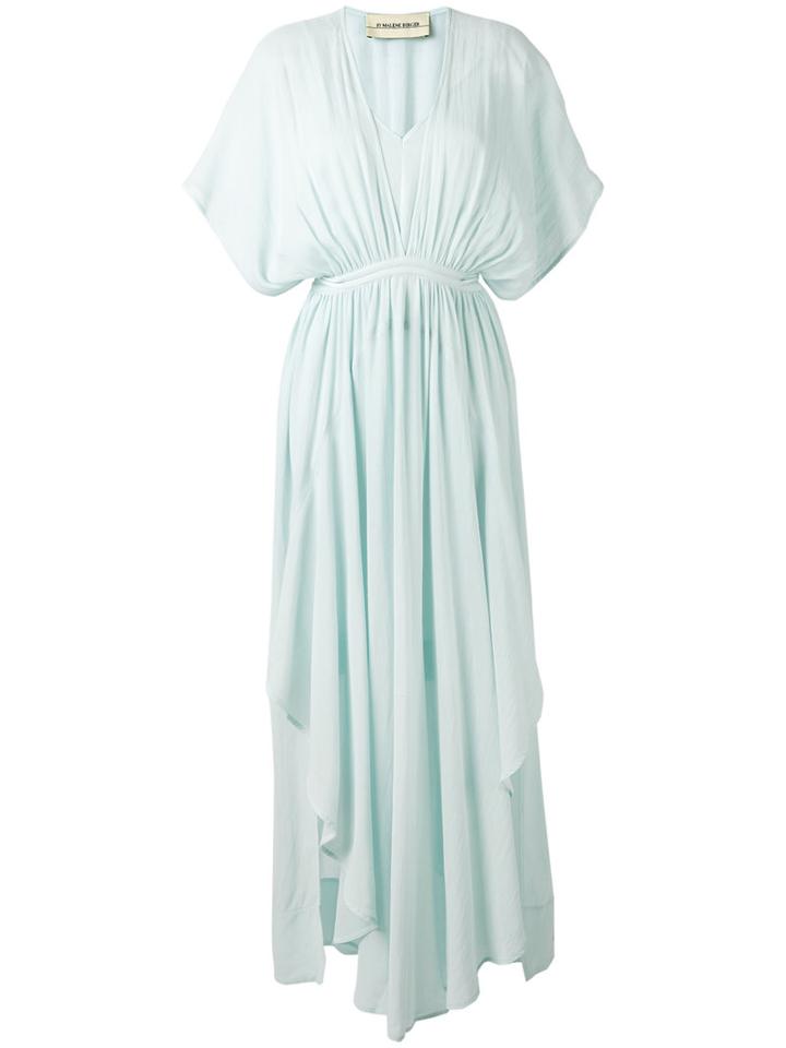 By Malene Birger - Commita Dress - Women - Cotton/polyester/rayon - 38, Green, Cotton/polyester/rayon