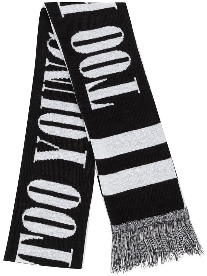 Neighborhood Too Young Scarf - Black