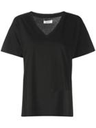 Anine Bing Romeo V-neck T-shirt - Black