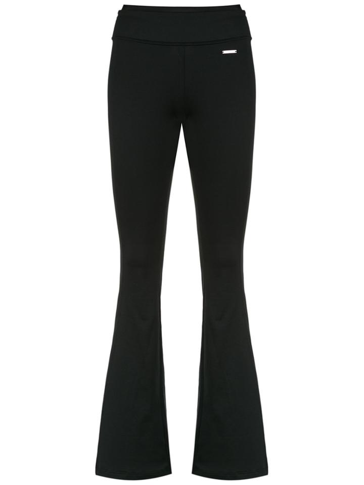 Track & Field Flared Trousers - Black