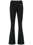 Track & Field Flared Trousers - Black