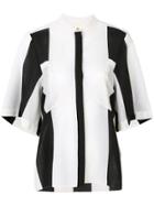 Maison Rabih Kayrouz Striped Blouse - Black