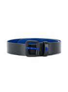 Emporio Armani Kids Teen Logo Plaque Belt - Black