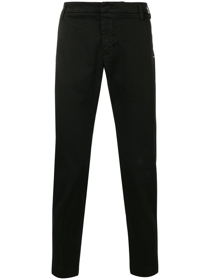 Entre Amis Straight-leg Trousers - Black
