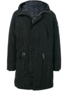 11 By Boris Bidjan Saberi Zipped-up Parka Coat - Black